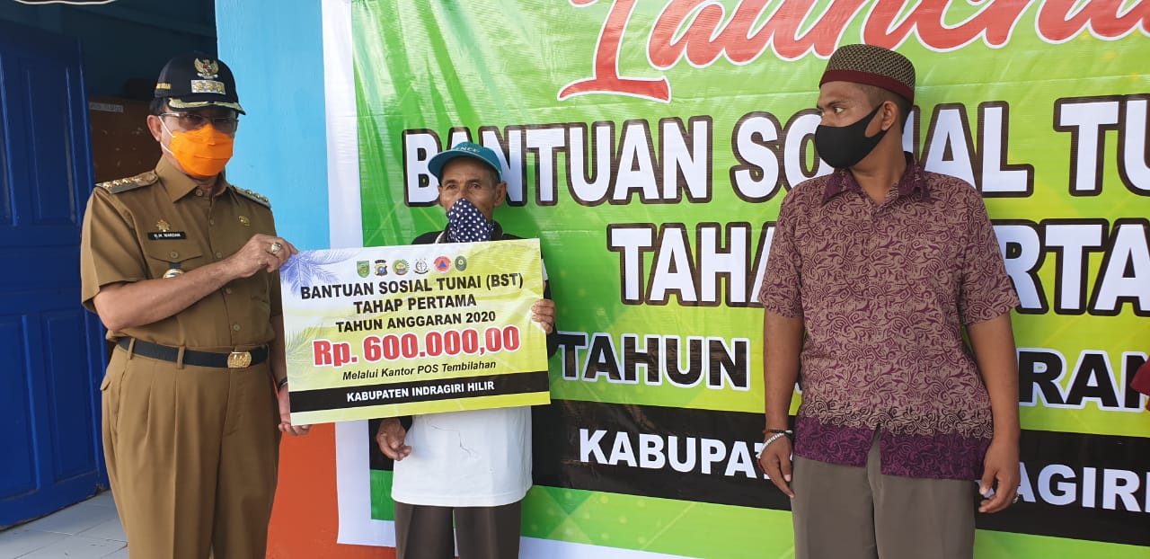 Bupati Inhil Launcing BST Tahap Pertama