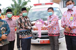 Tingkatkan Layanan Kesehatan, Bupati Alfedri Resmikan Puskesmas Mengkapan Sungai Apit