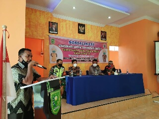 Gelar Sosialisasi, Kades Sungai Dawu Ajak Kaum Lansia Vaksinasi