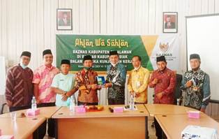 Kembali Baznas Siak Terima Kunker Baznas Kabupaten Pelalawan