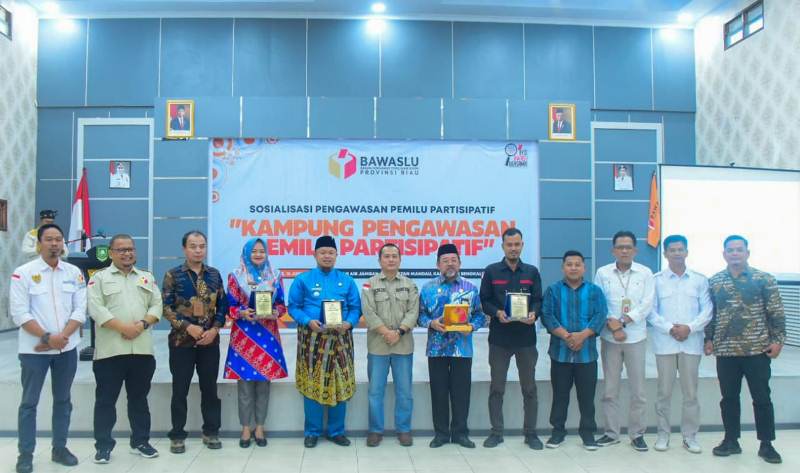 Kelurahan Air Jamban jadi Kampung Pengawasan Pemilu Partisipatif di Riau