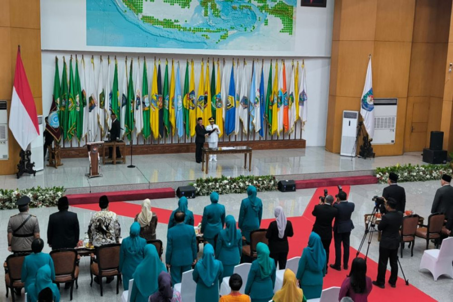 Rahman Hadi Resmi Dilantik Jadi PJ Gubri, Ini Arahan  Mendagri Tito