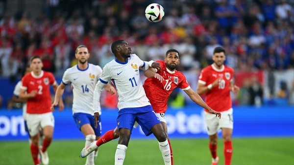 Austria Vs Perancis, Gol Bunuh Diri Antar Les Bleus Raih 3 Poin