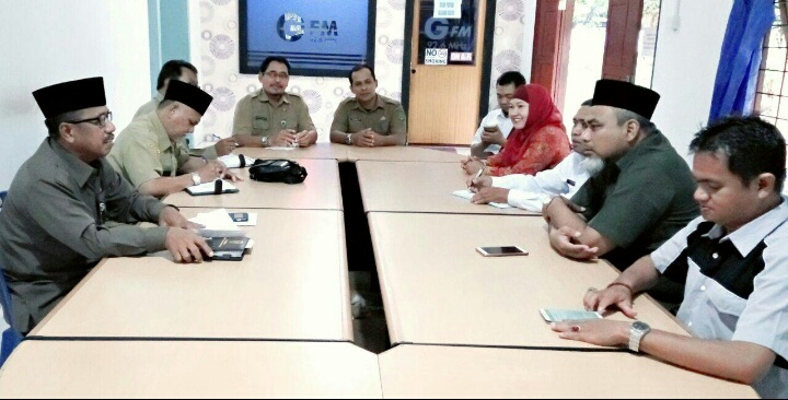 Diskominfo Terima Kunjungan KPU Inhil