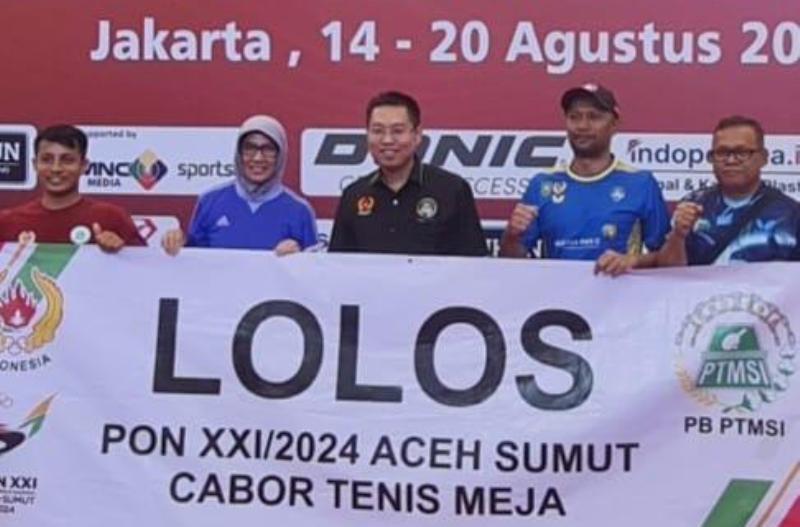 Selamat, Atlet Tenis Meja Putri Riau Raih Tiket ke PON Sumut-Aceh 2024