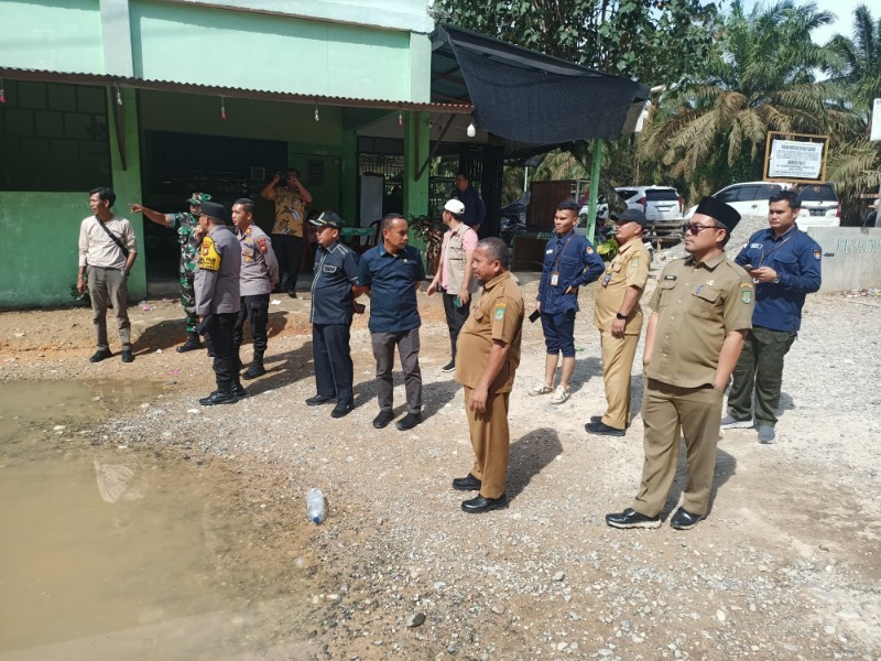 Forkopimcam Kunto Darussalam Bersama PPK dan Panwascam Koordinasi Penanganan Lokasi Rawan Banjir