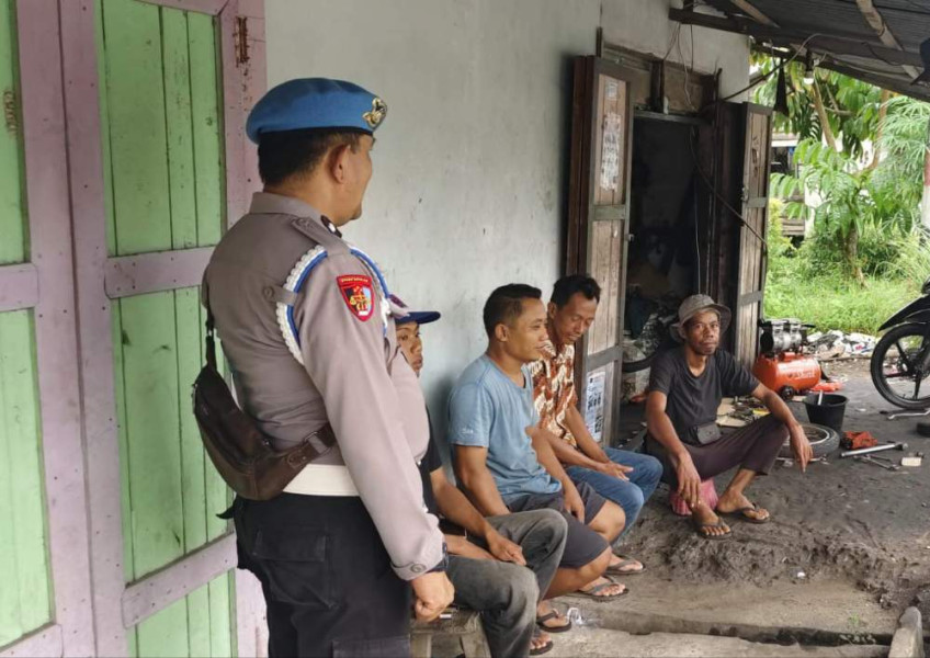 Polsek Tempuling Minta Warga Tidak Terprovokasi Berita Hoax Pilkada 2024