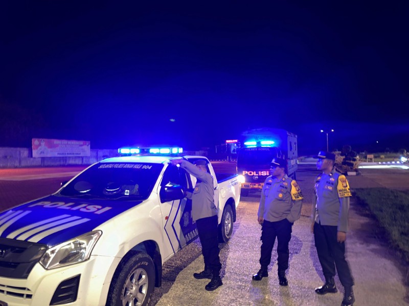 Jelang Pilkada 2024, Polres Rohul Bersama Tim Gabungan Lakukan Patroli Berskala Besar