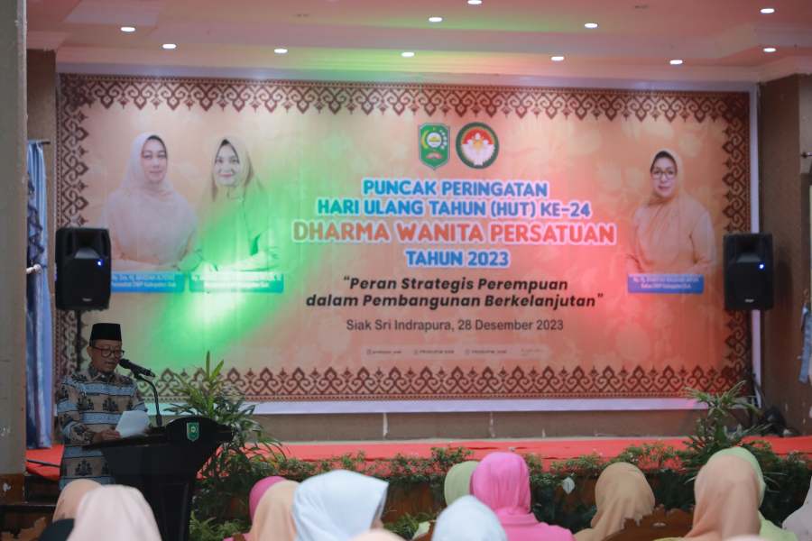 Puncak HUT Dharma Wanita ke 24, Arfan Usman Sampaikan Peran Wanita dalam Pembangunan Nasional