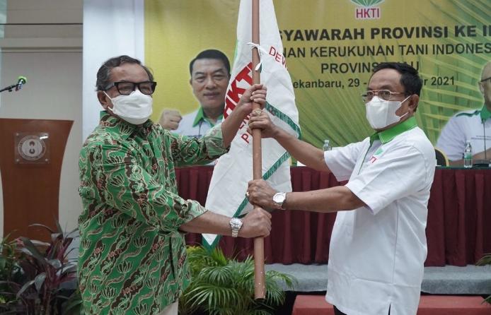 Bupati Wardan Terpilih Aklamasi Sebagai Ketua DPD HKTI Riau Periode 2021-2026