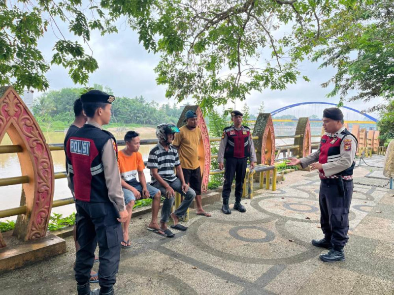 Jelang Pilkada 2024, Sat Samapta Polres Inhu Terus Cipkon Kamtibmas