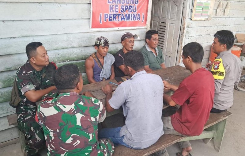 Wujudkan Pilkada Damai dan Aman, Polsek Kuntodarussalam Sambangi Masyarakat Kota Lama