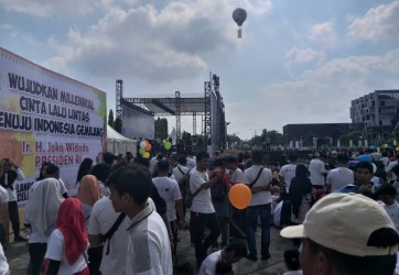 Ribuan Warga Ikuti Millenial Road Safety Festival di Halaman Kantor Gubernur Riau