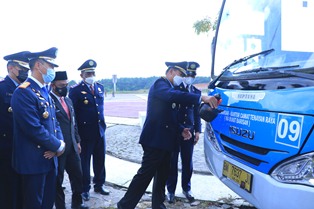 Tingkatkan Pelayanan Trans Metro Pekanbarut, Dishub Mulai Operasikan Angkutan Feeder