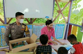 Gagas Pondok Ramah Anak, Istri Kapolres Inhu Puji Bripka Ripal 