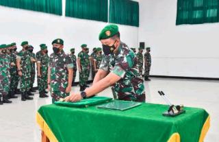 Dandim 0818 Berganti, Letkol Inf Ahmad Juni Toa Pimpin Sertijab