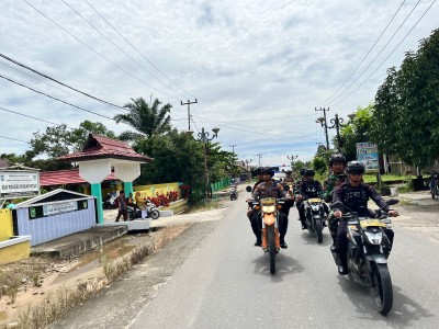 Polres Rohul Gelar Patroli Sinergitas Amankan Pilkada 2024