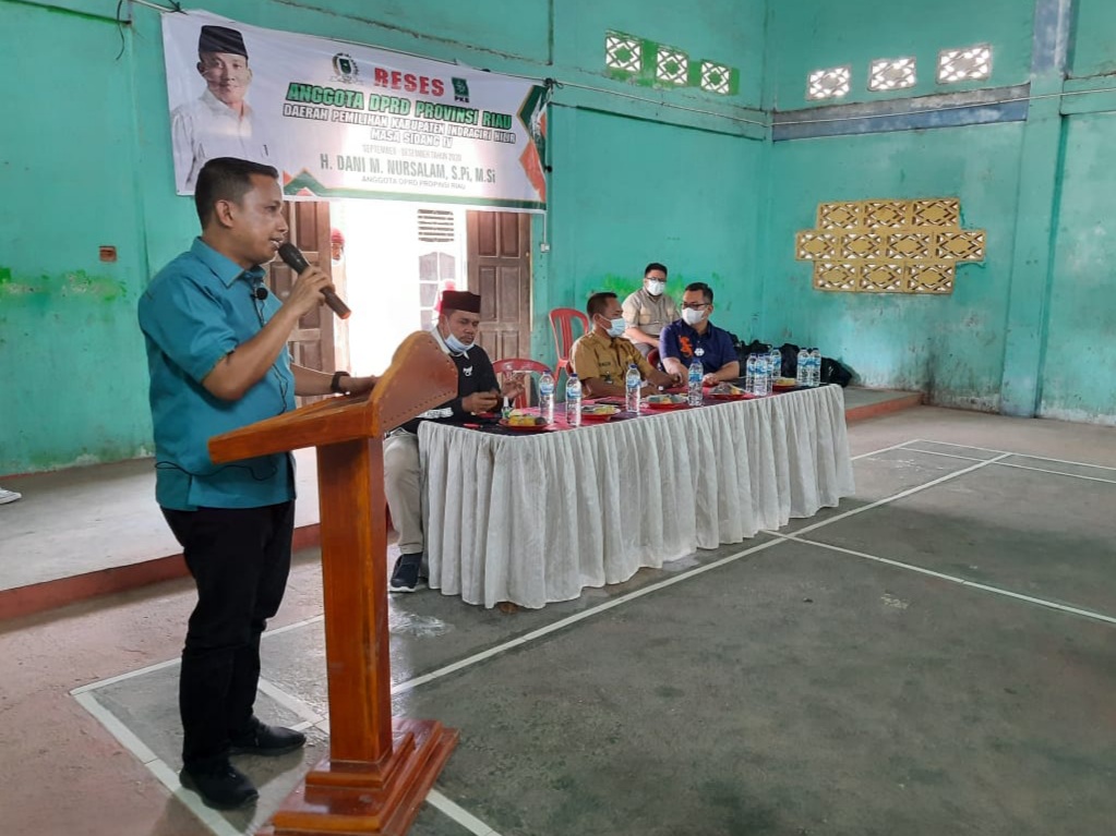 Dani M Nursalam Dorong F-PKB DPRD Inhil Gesa Pemekaran Desa Keritang Hulu