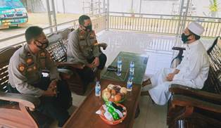 Kunjungi Pompes, Ini Pesan Wakapolres Kuansing kepada Pengurus, Santri & Tokoh Pemuda