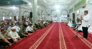 Panglima TNI Gagas Doa Bersama, Ratusan Jamaah Padati Masjid Agung Al-Huda