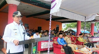 Bupati Inhil Buka Serangkaian Iven Lomba Olahraga Dan Seni Tingkat SMP se-Inhil Utara