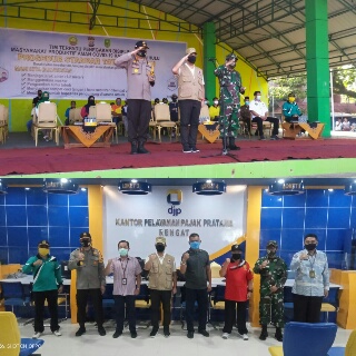 Forkopimda Inhu Gelar Sosialisasi Prosedur Standar New Normal Ditempat Fasilitas Umum