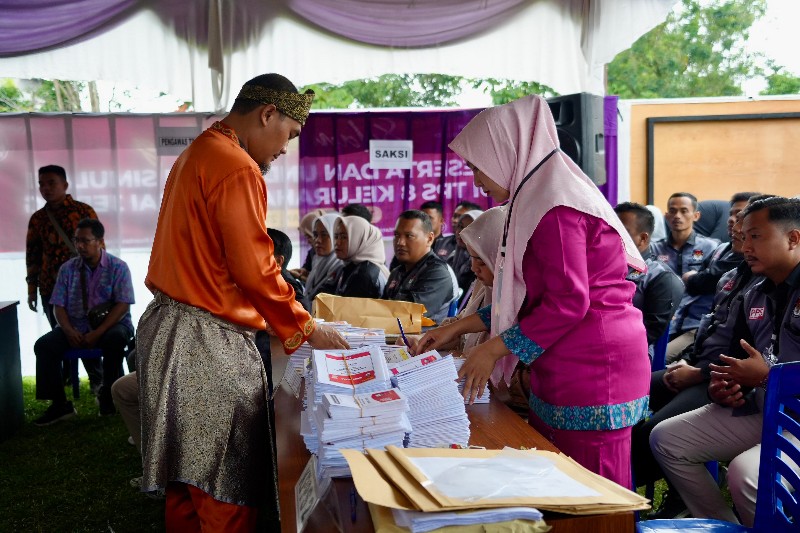 Pemkab dan KPU Kuansing Gelar Simulasi Pemungutan dan penghitungan Suara Pemilu 2024