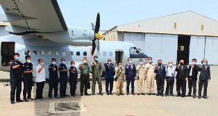 Pesawat CN235-220 Buatan Indonesia Tiba di Dakar, Senegal
