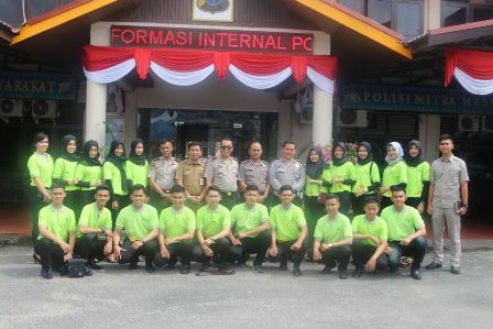 Polres Inhil Gandeng Finalis Bujang dan Dara Sosialisasikan Bahaya Narkoba