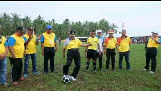 Bupati Inhil Buka Turnamen Sepak Bola