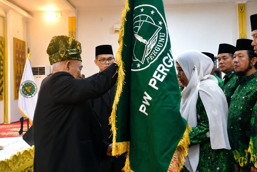 PW Pergunu Riau Dilantik, KH Asep Dorong Jadi Suluh Perjuangan Bangsa