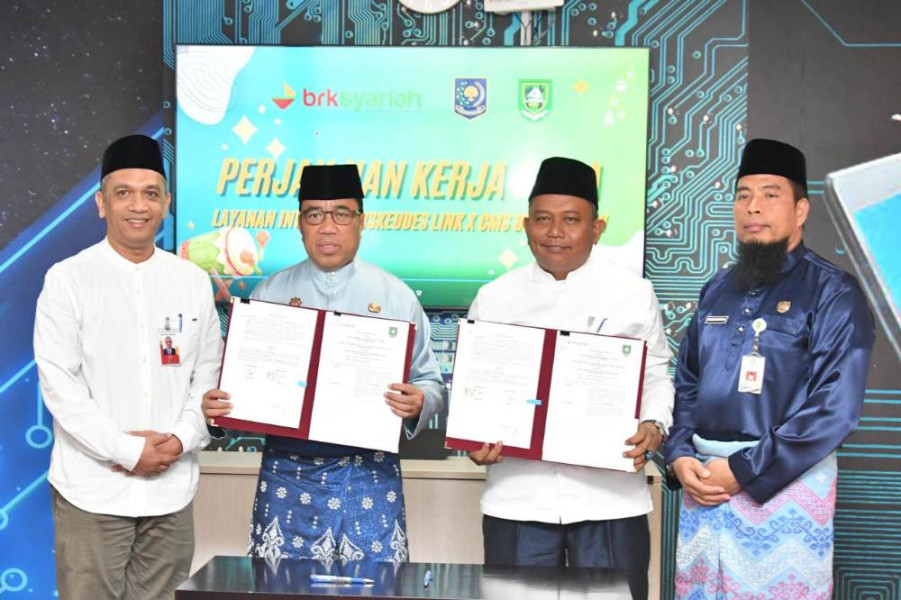 136 Desa di Kabupaten Bengkalis Implementasikan Siskeudes-Link Melalui CMS BRK Syariah