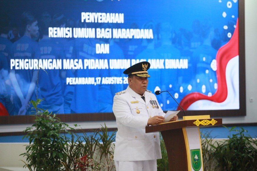 10.987 Warga Binaan di Riau Dapat Remisi HUT ke-81 RI, 185 Warga Binaan Riau Hirup Udara Bebas