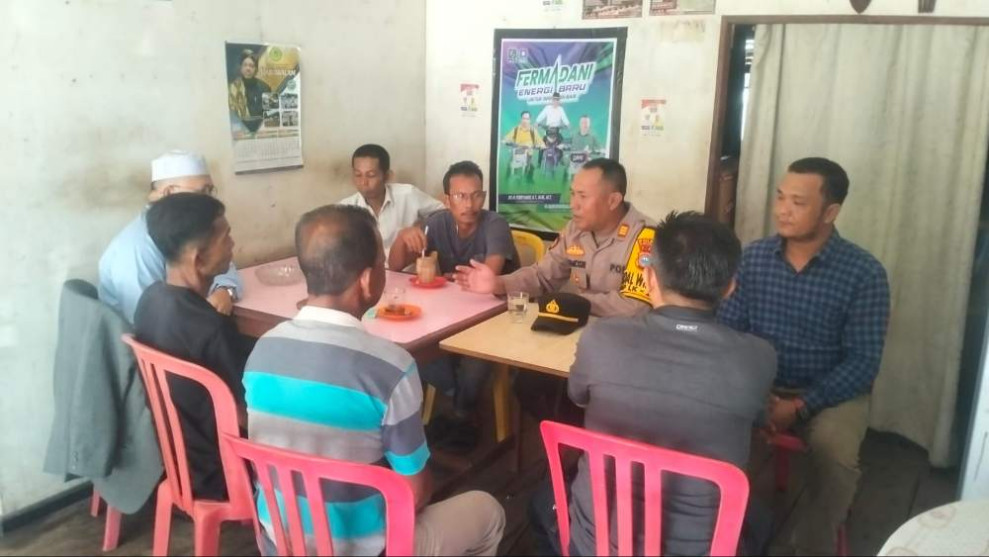 Polsek Tempuling Ajak Seluruh Elemen Masyarakat Ciptakan Suasana Kondusif Pilkada 2024