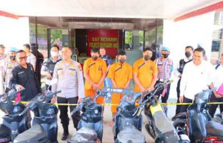 Warga Inhil Riau Diringkus Usai Bawa Kabur Belasan Sepeda Motor, Palaku Doakan Korban Murah Rezeki