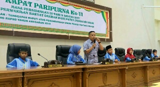 Ketua DPRD Inhil Berikan Bimbingan Bagi Peserta Jambore PMKS