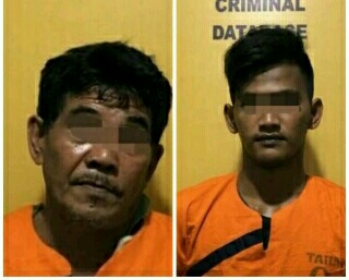 Diduga Jadi Pengedar Sabu, Anak dan Bapak Ditangkap Satres Narkoba Polres Inhu