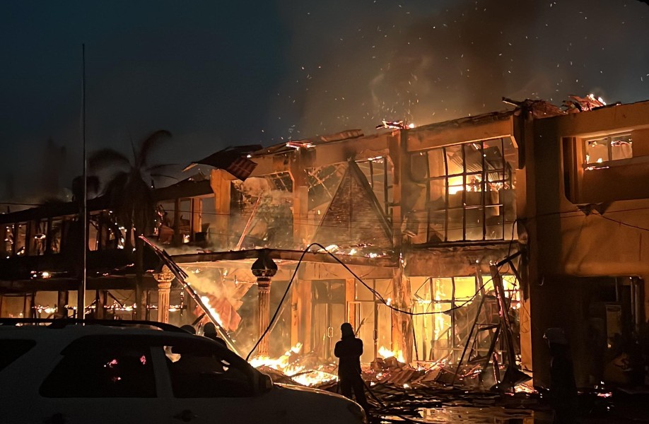 Gedung Disnakertrans Riau Ludes Terbakar, Penyebab Kebakaran Masih Dalam Penyelidikan