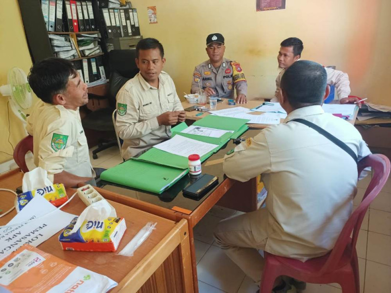 Sambangi Pemuda, Polsek Kepenuhan Minta Suasana Pilkada 2024 Damai dan Aman