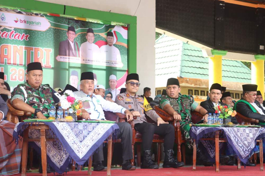 Kapolres Inhil Hadiri Upacara Peringatan Hari Santri Nasional