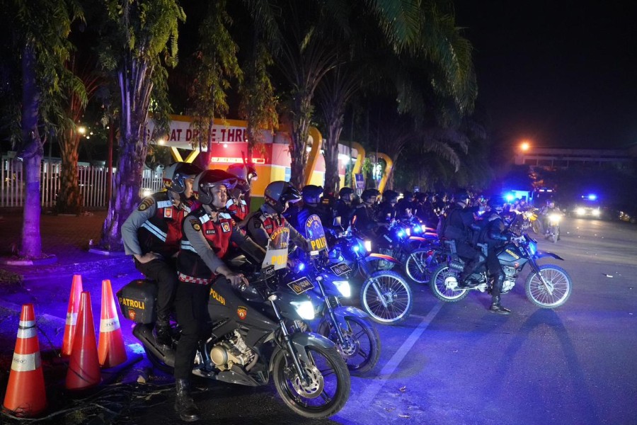 Polda Riau Gelar Patroli Skala Besar, Jamin Keamanan Masyarakat