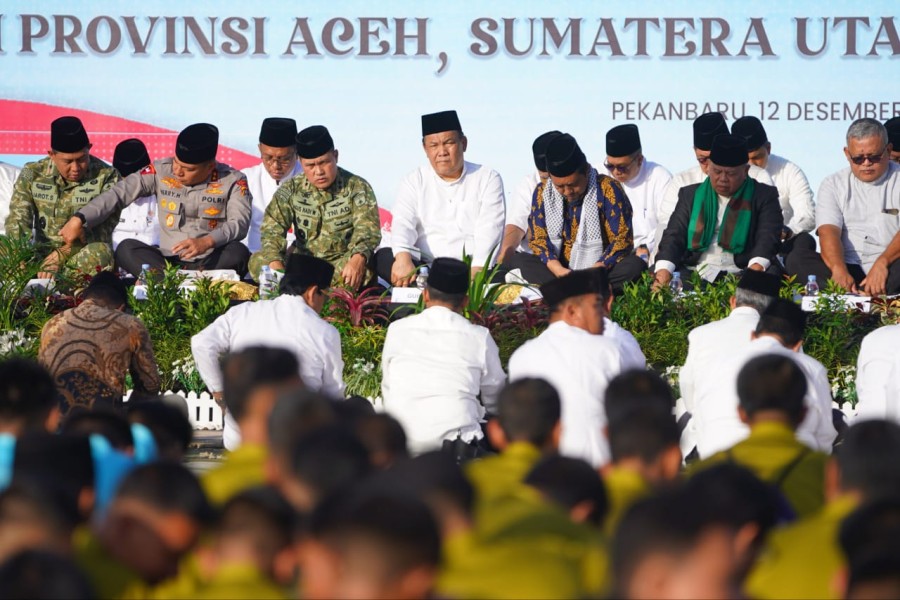 Riau Berdoa: Kebersamaan Lintas Agama untuk Aceh, Sumut, dan Sumbar
