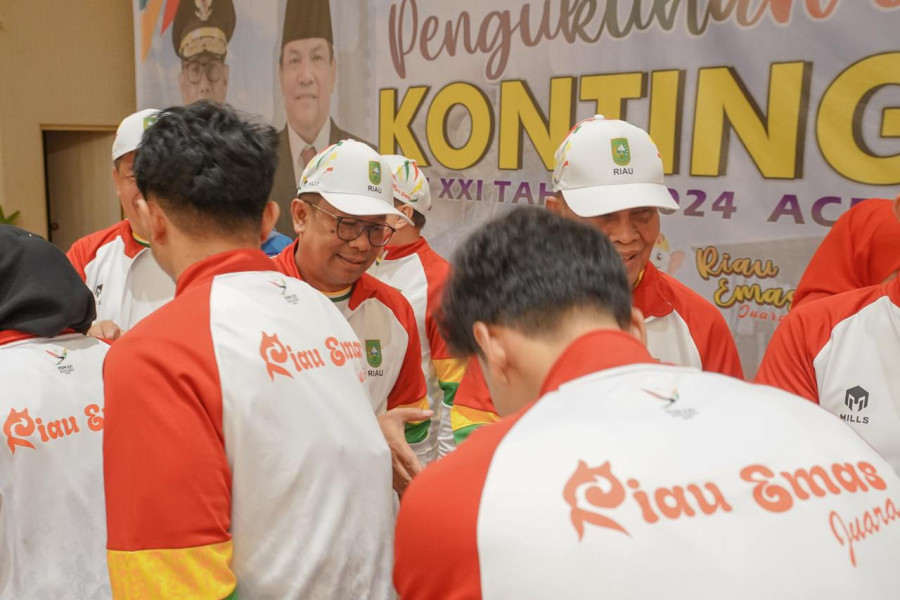 Sabet 6 Emas Riau Pimpin Klasmen Sementara PON XXI Aceh - Sumut, Pj Gubri Pesan Tetap Semangat