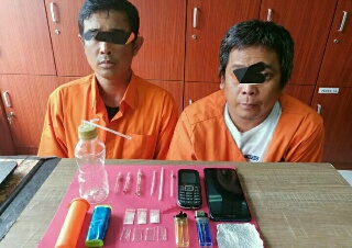 Polres Siak Tangkap 2 Pengedar Narkoba di Tualang