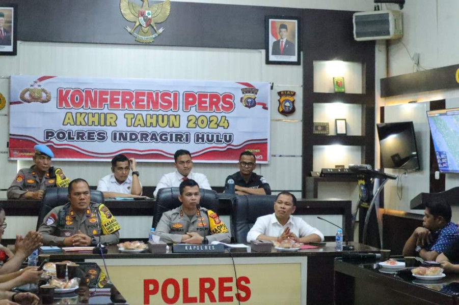 Sepanjang 2024, Polres Inhu Tetapkan 210 Tersangka Kasus Narkoba