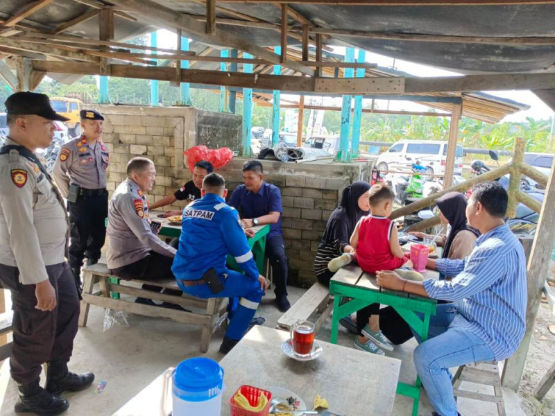 Gelar Cooling System, Polsek Minas Kembali Ajak Warga Minas Jaya Dukung Pilkada Damai