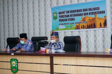 Menghadapi Krisis Pangan dan Energi Pemkab Siak Validasi Data Kerentanan & Ketahanan Pangan