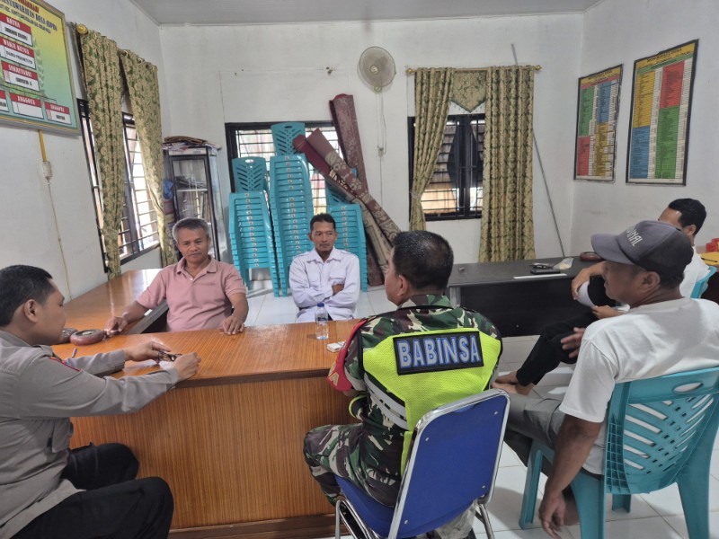 Polsek Kunto Darussalam Lakukan Giat Cooling System Pasca Pilkada Serentak 2024