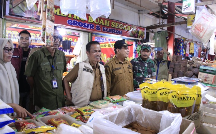 Tim Saber Pemko Pekanbaru Pantau Kondisi Komoditas Pangan, Harga di Pasar Relatif Stabil