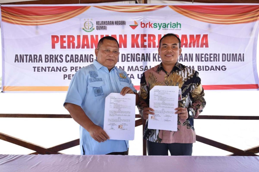 BRK Syariah Cabang Dumai Gandeng Kejari Dumai dalam Penanganan Hukum Perdata dan TUN